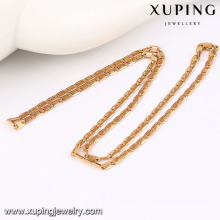 42942 Fashion Charm Simple Rose Gold-Plated Imitation Alloy Copper Jewelry Chain Necklace